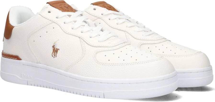 Polo Ralph Lauren Witte Lage Sneakers Master Crt Low Top