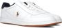 Ralph Lauren Witte Sneakers Ronde Neus Vetersluiting Gewatteerde Binnenzool Versterkte Contrasterende Hiel White Heren - Thumbnail 12