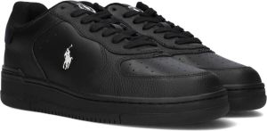 POLO RALPH LAUREN Masters Crt Low Top Lage sneakers Leren Sneaker Heren Zwart