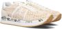 Premiata Beige Sneakers met Suède en Geperforeerde Details Beige Dames - Thumbnail 1