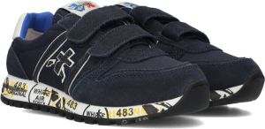 Premiata Blauwe Lage Sneakers Sky V