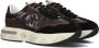 PREMIATA Lage Sneakers Dames Cassie Maat: 35 Materiaal: Leer Kleur: Bruin - Thumbnail 1