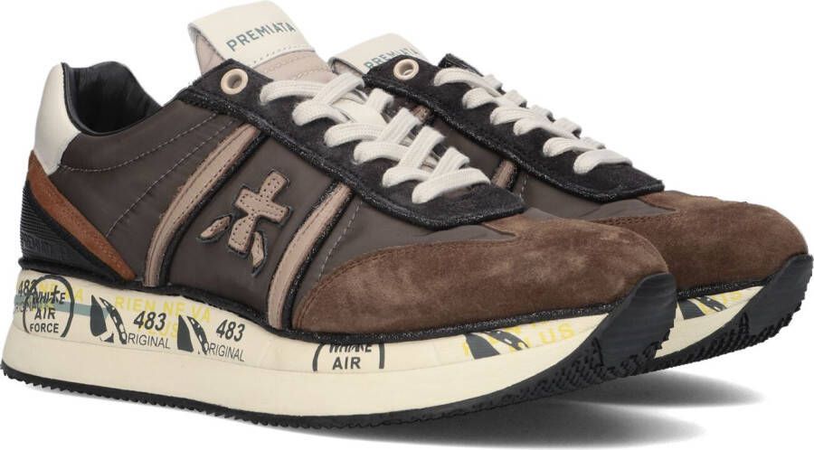 Premiata Bruine Sneakers met Leren Voering en Rubberen Zool Brown Dames