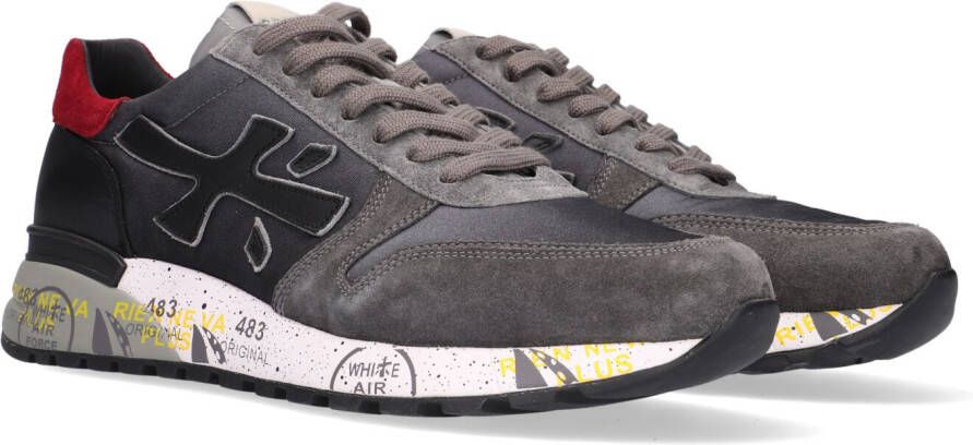 Premiata Grijze Lage Sneakers Mick