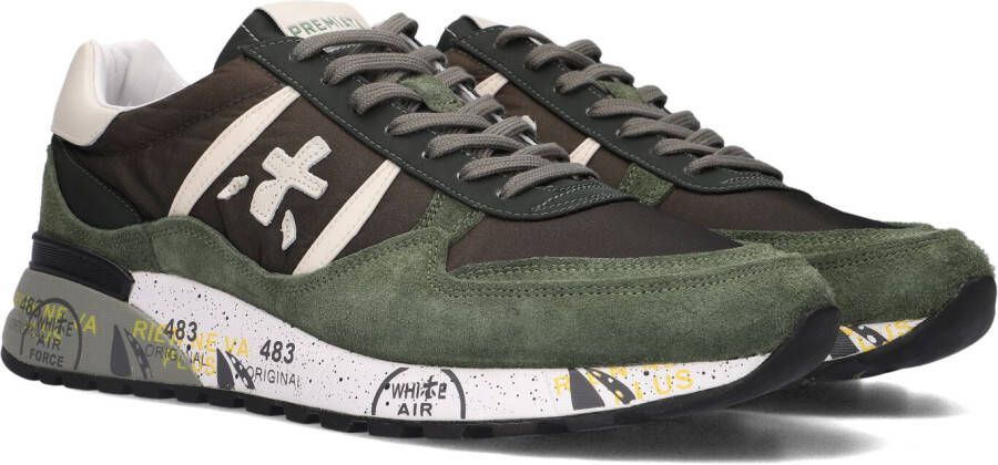 Premiata Groene Lage Sneakers Landeck