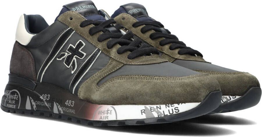 PREMIATA Lage Sneakers Heren Lander Maat: 41 Materiaal: Suède Kleur: Grijs