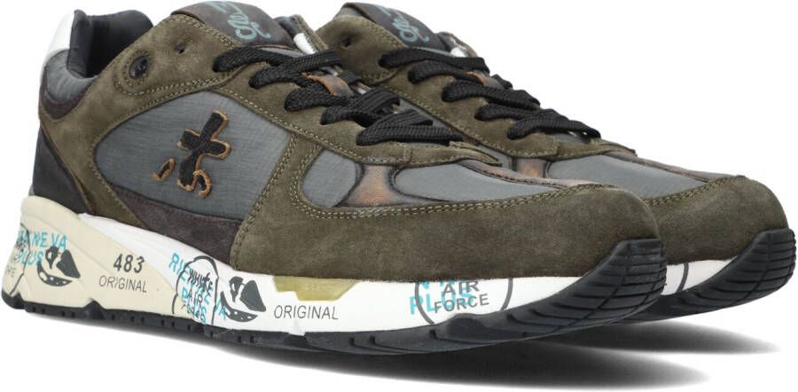 PREMIATA Lage Sneakers Heren Mase Maat: 39 Materiaal: Suède Kleur: Groen