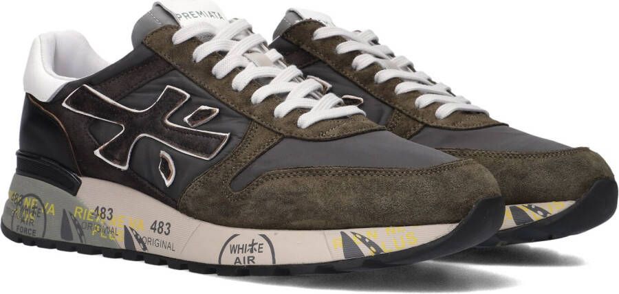 PREMIATA Lage Sneakers Heren Mick Maat: 43 Materiaal: Suède Kleur: Groen