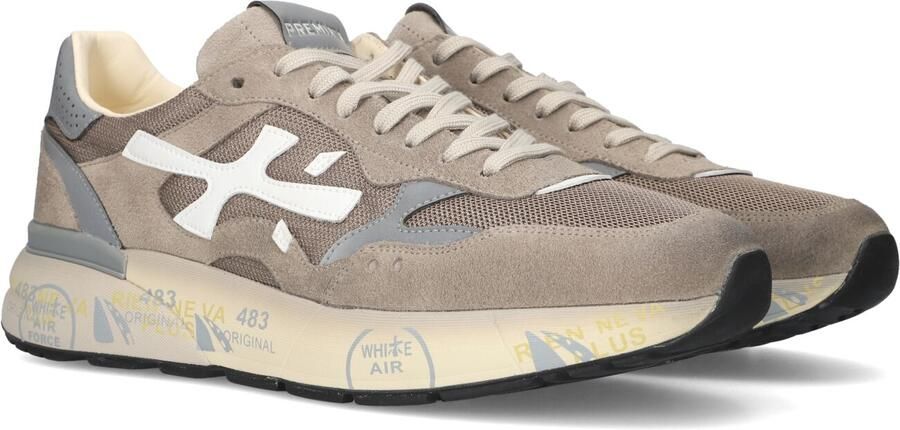 PREMIATA Lage Sneakers Heren Mick Suède Beige - Foto 1