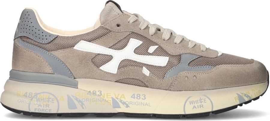 PREMIATA Lage Sneakers Heren Mick Suède Beige - Foto 4
