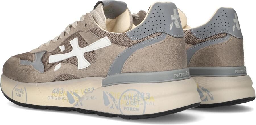 PREMIATA Lage Sneakers Heren Mick Suède Beige - Foto 3