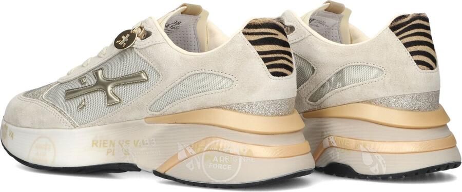 PREMIATA Lage Sneakers Dames Moerun-d Suède Beige - Foto 3