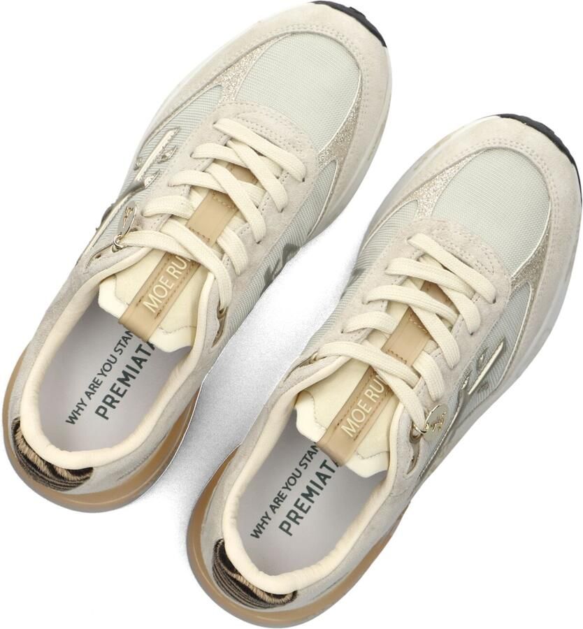 PREMIATA Lage Sneakers Dames Moerun-d Suède Beige - Foto 4