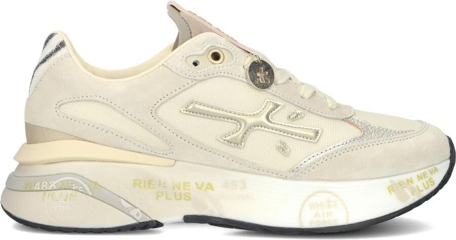 PREMIATA Lage Sneakers Dames Moerund Suède Beige