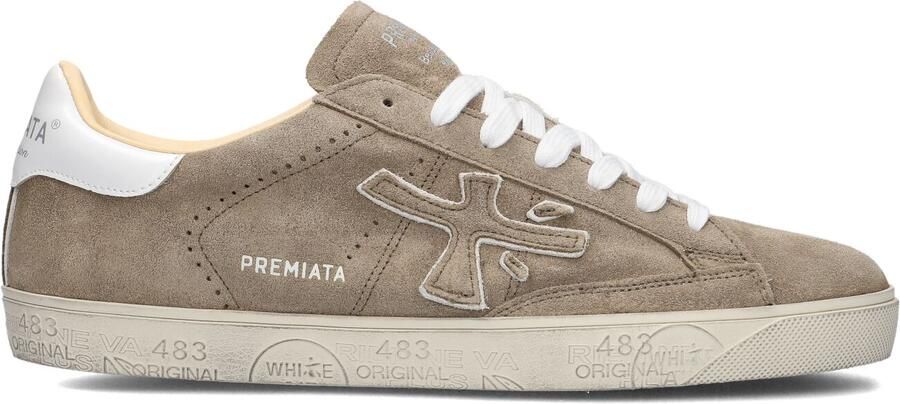 Premiata Iconische en avant-gardistische grijze suède sneakers Brown Heren