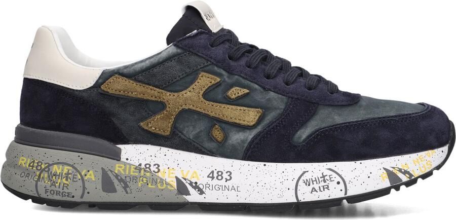 PREMIATA Lage Sneakers Heren Mick Suède Blauw