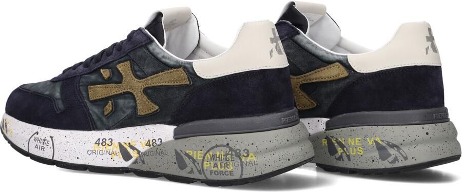 PREMIATA Lage Sneakers Heren Mick Suède Blauw - Foto 6