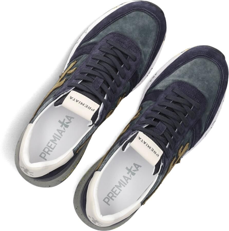 PREMIATA Lage Sneakers Heren Mick Suède Blauw - Foto 4