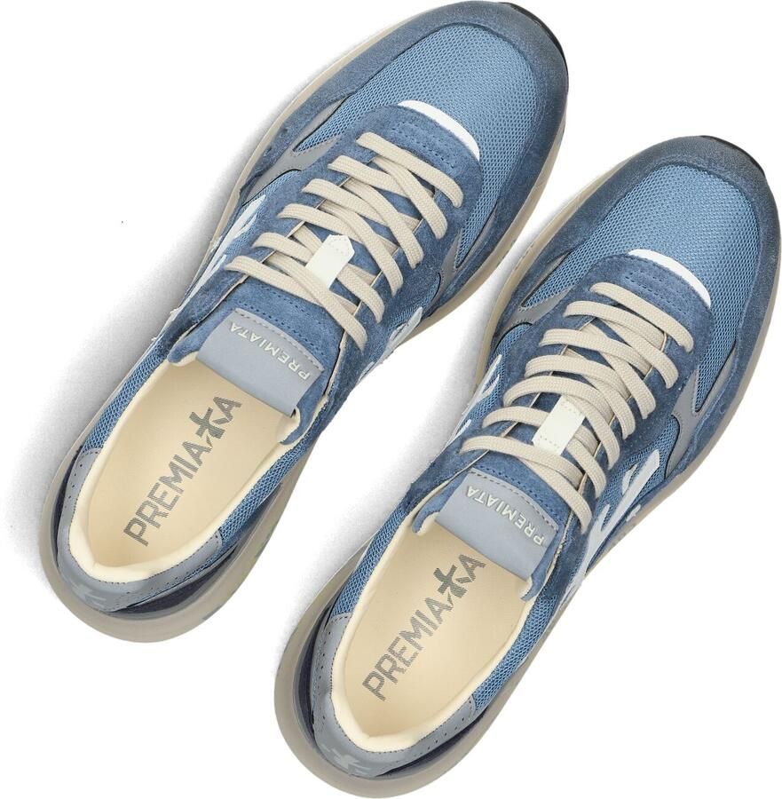 PREMIATA Lage Sneakers Heren Mick Suède Blauw - Foto 2