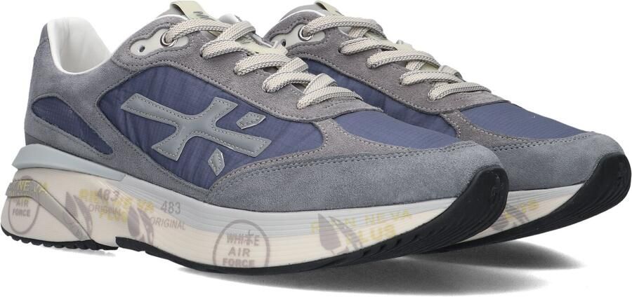 PREMIATA Lage Sneakers Heren Moerun Textiel Blauw