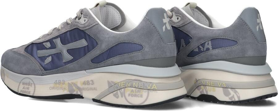 PREMIATA Lage Sneakers Heren Moerun Textiel Blauw - Foto 3