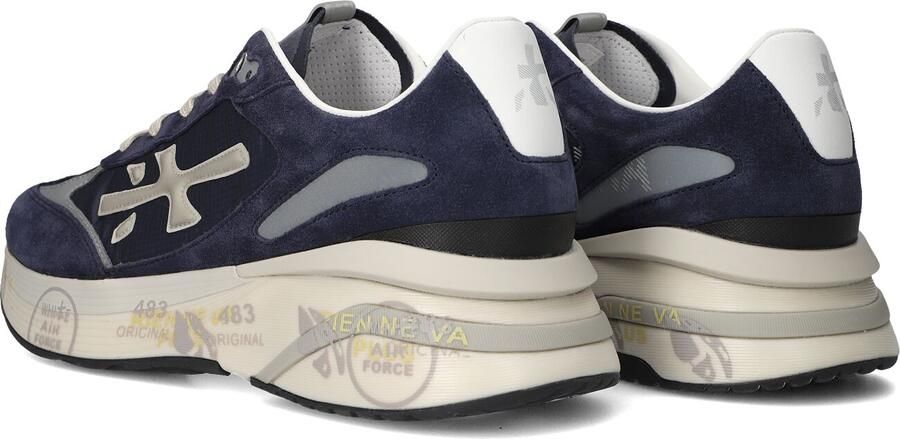 PREMIATA Lage Sneakers Heren Moerun Textiel Blauw - Foto 3