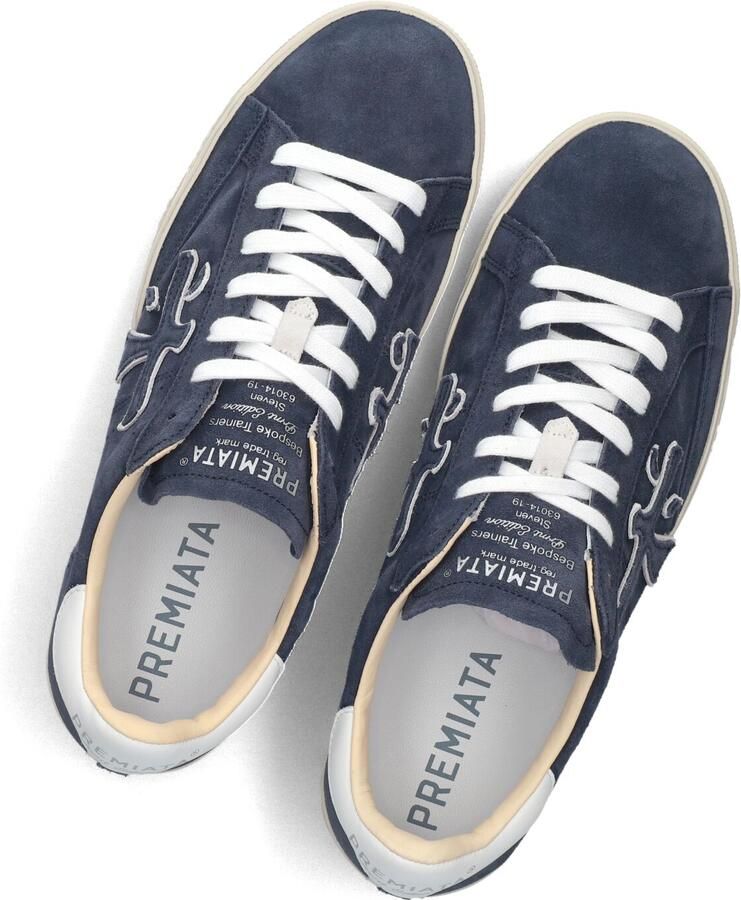 PREMIATA Lage Sneakers Heren Steven Suède Blauw - Foto 2