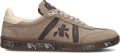 PREMIATA Lage Sneakers Heren Bonnie Suède Taupe - Bruin