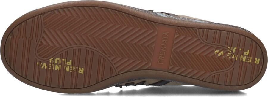 PREMIATA Lage Sneakers Heren Bonnie Suède Taupe - Foto 4