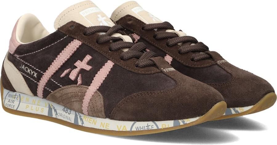 PREMIATA Lage Sneakers Dames Jacky25 Suède Bruin