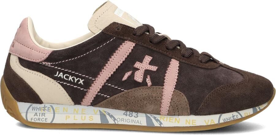 PREMIATA Lage Sneakers Dames Jacky25 Suède Bruin - Foto 3