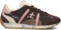 PREMIATA Lage Sneakers Dames Jacky25 Suède Bruin - Donkerbruin