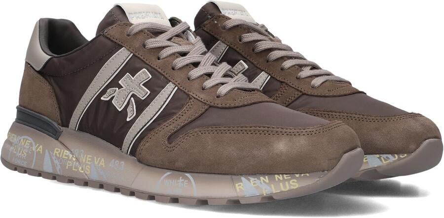 PREMIATA Lage Sneakers Heren Lander Textiel Bruin