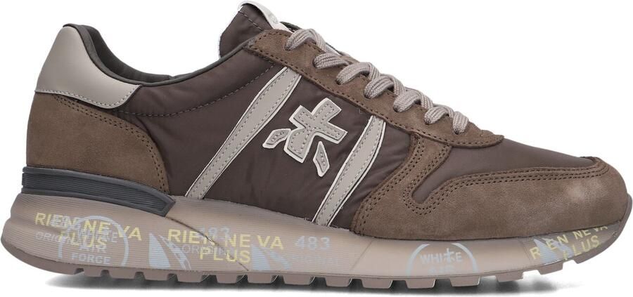 PREMIATA Lage Sneakers Heren Lander Textiel Bruin
