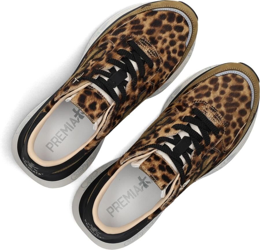 PREMIATA Lage Sneakers Dames Lauryn Ponyhair Bruin - Foto 2