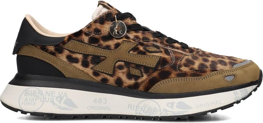 PREMIATA Lage Sneakers Dames Lauryn Ponyhair Bruin - Foto 3