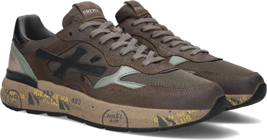 PREMIATA Lage Sneakers Heren Mick Suède Bruin