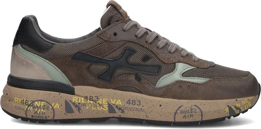 PREMIATA Lage Sneakers Heren Mick Suède Bruin
