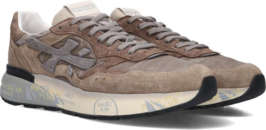 PREMIATA Lage Sneakers Heren Mick Textiel Bruin