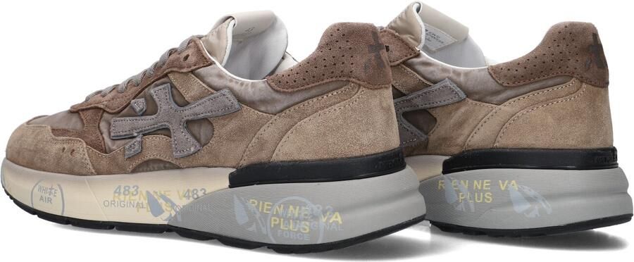 PREMIATA Lage Sneakers Heren Mick Textiel Bruin - Foto 6