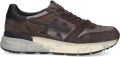 PREMIATA Lage Sneakers Heren Mick Leer Bruin - Donkerbruin