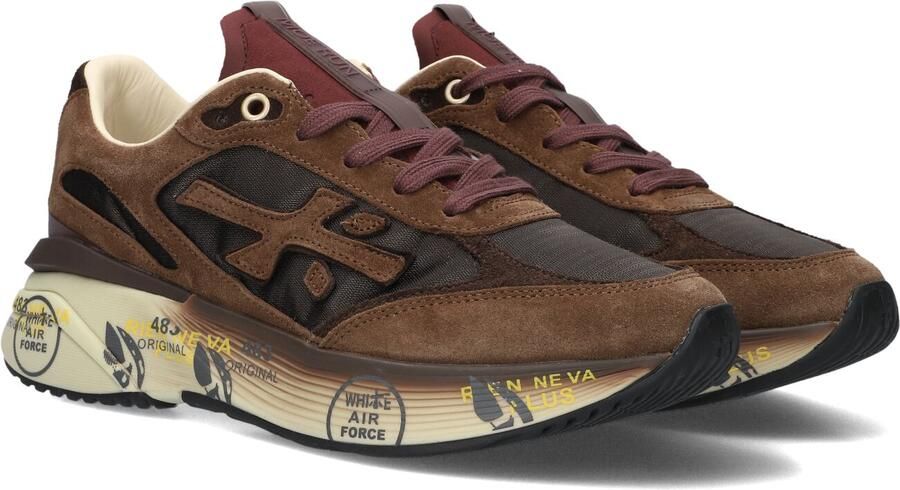PREMIATA Lage Sneakers Dames Moerund Textiel Bruin