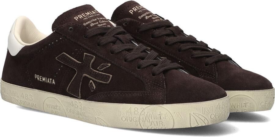 PREMIATA Lage Sneakers Dames Stevend Suède Bruin