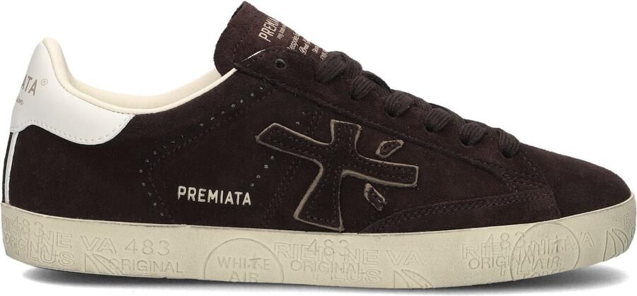 PREMIATA Lage Sneakers Dames Stevend Suède Bruin - Foto 3