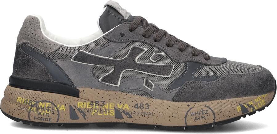 PREMIATA Lage Sneakers Heren Mick Suède Grijs