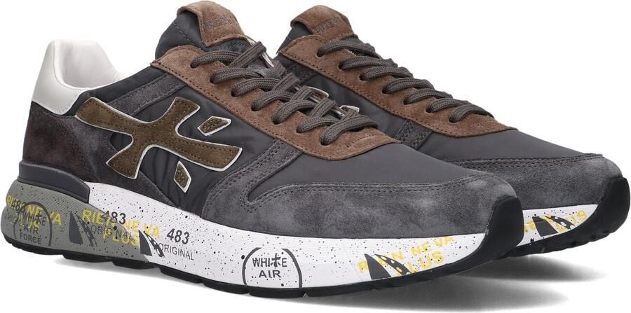 PREMIATA Lage Sneakers Heren Mick Textiel Grijs
