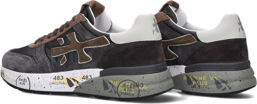 PREMIATA Lage Sneakers Heren Mick Textiel Grijs - Foto 6