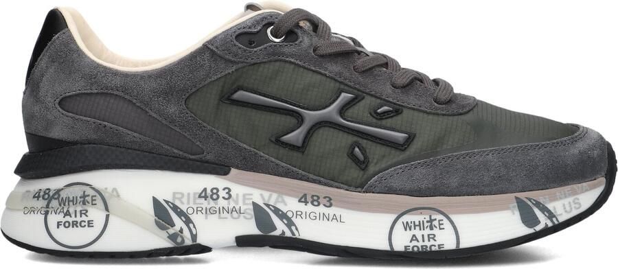 PREMIATA Lage Sneakers Heren Moerun Textiel Grijs - Foto 3