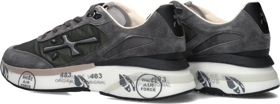 PREMIATA Lage Sneakers Heren Moerun Textiel Grijs - Foto 5