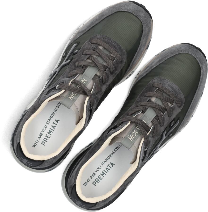 PREMIATA Lage Sneakers Heren Moerun Textiel Grijs - Foto 2